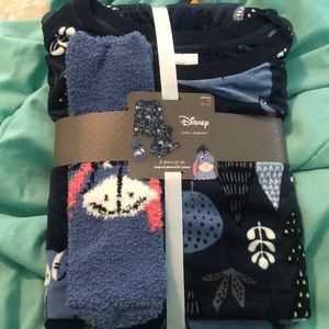Disney Eeyore Pajama Set Size M